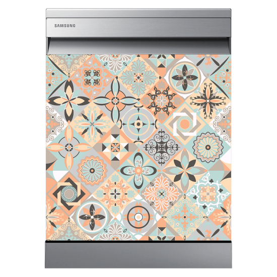 Dishwasher Sticker - Cement tiles