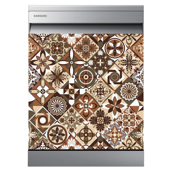 Dishwasher Sticker - Cement tiles