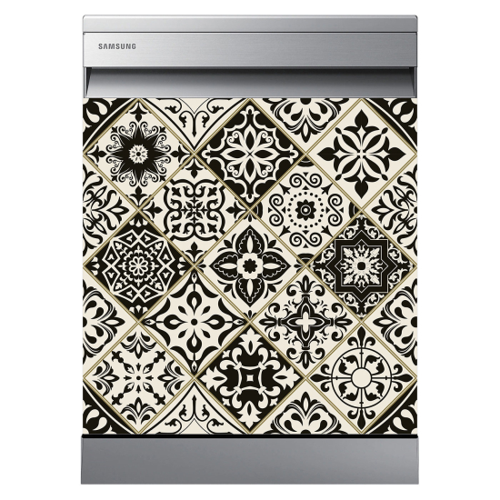 Dishwasher Sticker - Cement tiles