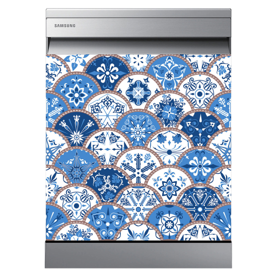 Dishwasher Sticker - Cement tiles