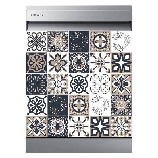 Dishwasher Sticker - Cement tiles