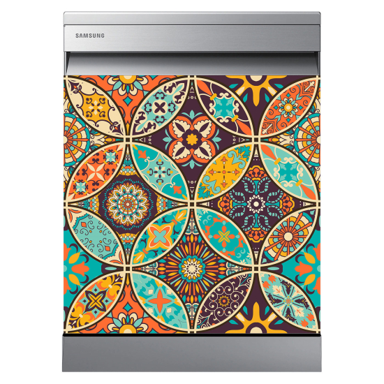 Dishwasher Sticker - Cement tiles