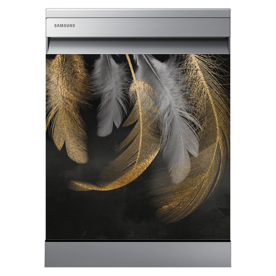 Dishwasher Sticker - Feathers