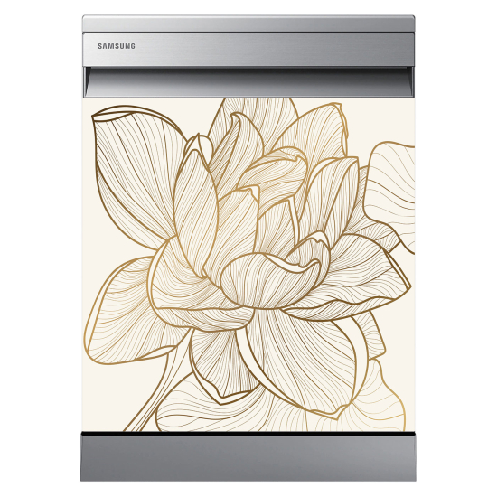 Dishwasher Sticker - Flower