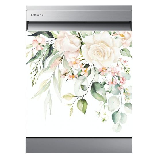 Dishwasher Sticker - Flowers