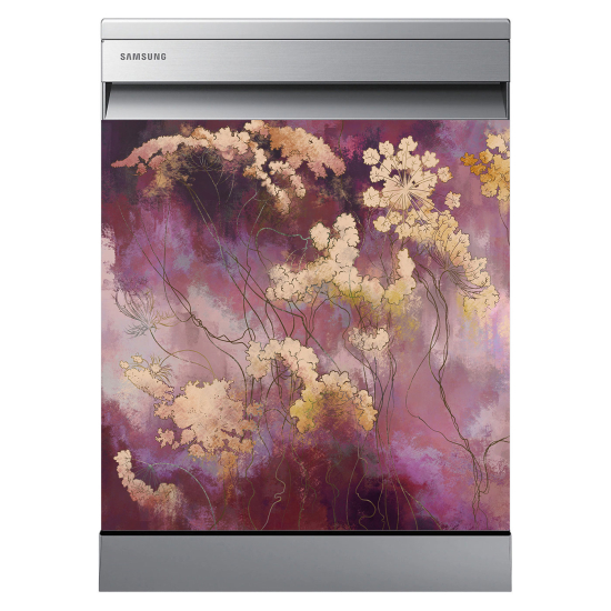 Dishwasher Sticker - Flowers