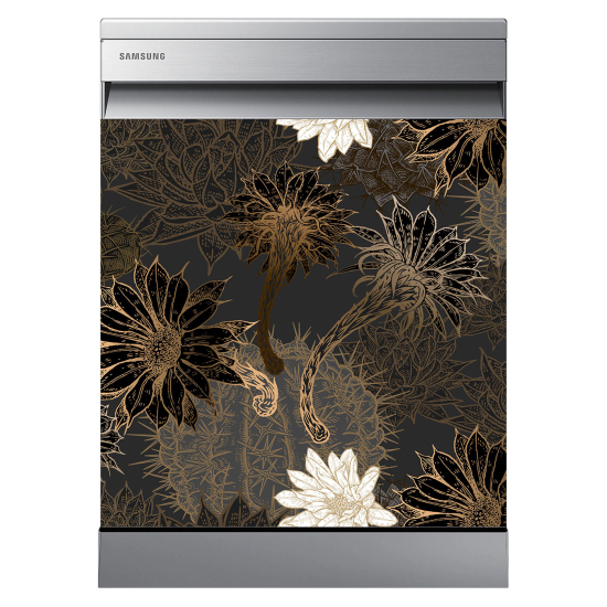 Dishwasher Sticker - Flowers