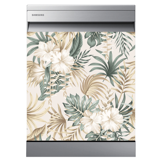 Dishwasher Sticker - Flowers