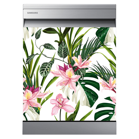 Dishwasher Sticker - Flowers