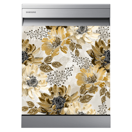 Dishwasher Sticker - Flowers