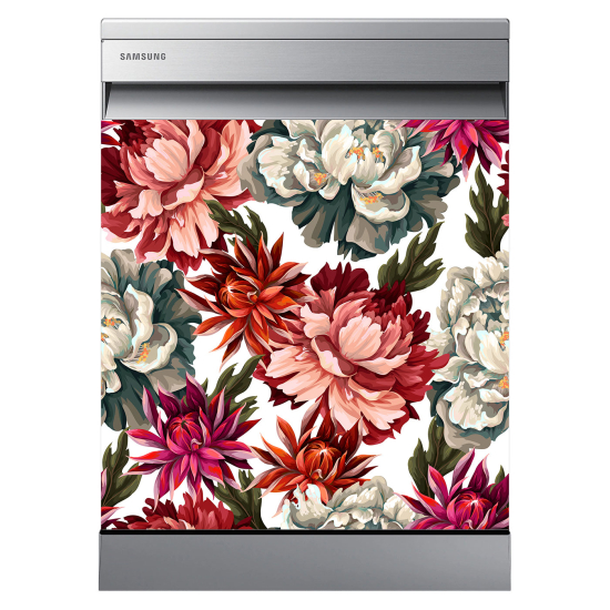 Dishwasher Sticker - Flowers