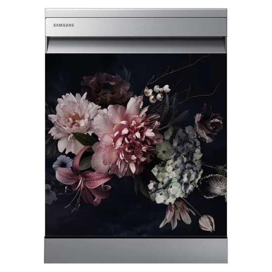 Dishwasher Sticker - Flowers