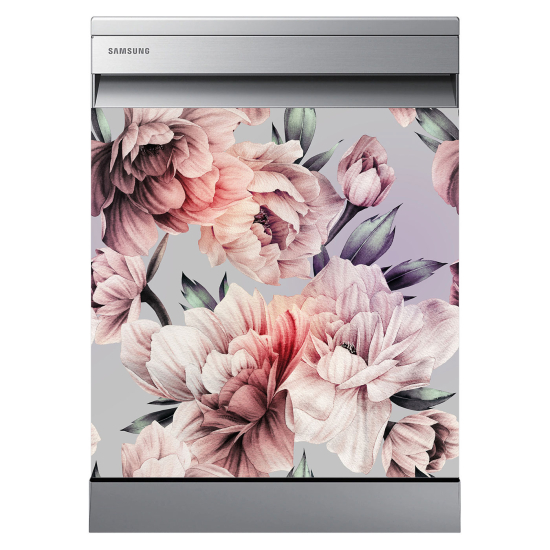 Dishwasher Sticker - Flowers