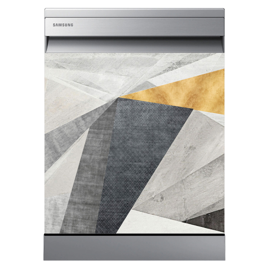 Dishwasher Sticker - Geometric pattern