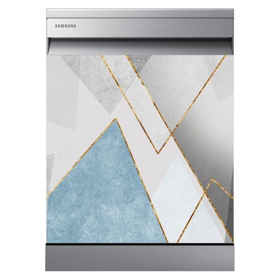 Dishwasher Sticker - Geometric pattern