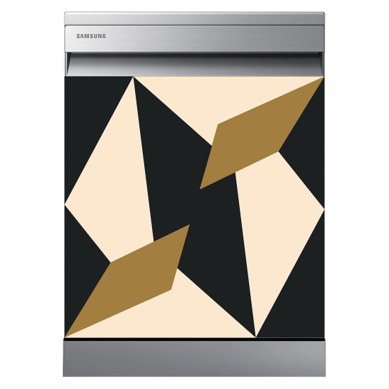 Dishwasher Sticker - Geometric pattern