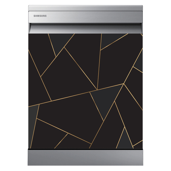 Dishwasher Sticker - Geometric pattern