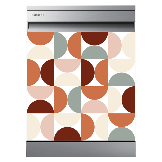 Dishwasher Sticker - Geometric pattern