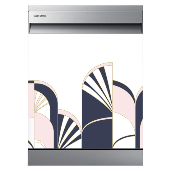 Dishwasher Sticker - Geometric pattern