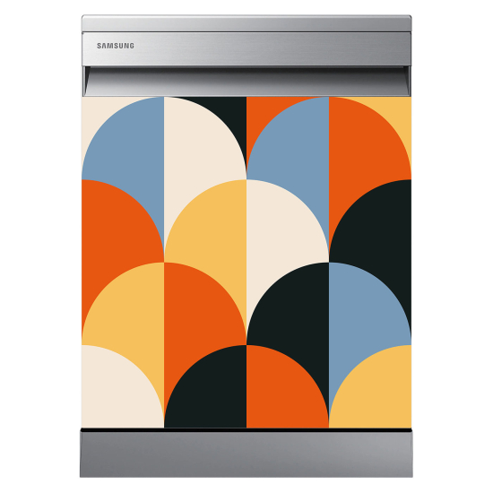 Dishwasher Sticker - Geometric pattern