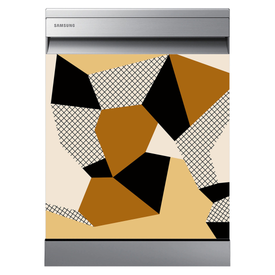 Dishwasher Sticker - Geometric pattern