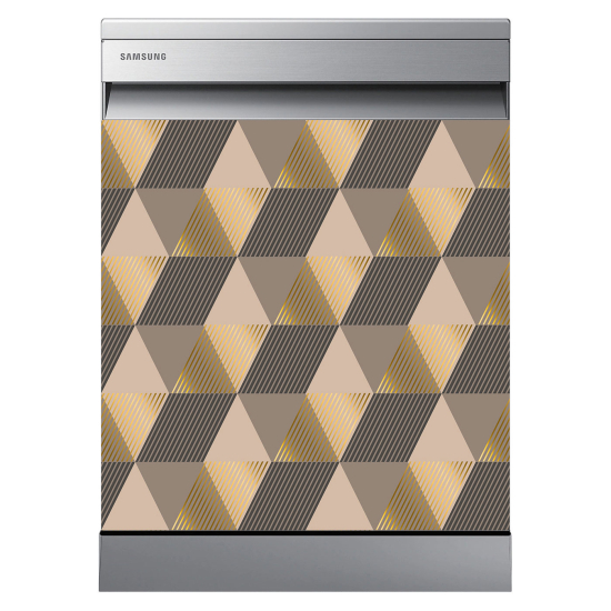 Dishwasher Sticker - Geometric pattern