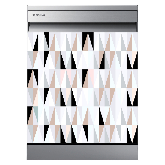 Dishwasher Sticker - Geometric pattern