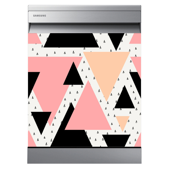 Dishwasher Sticker - Geometric pattern