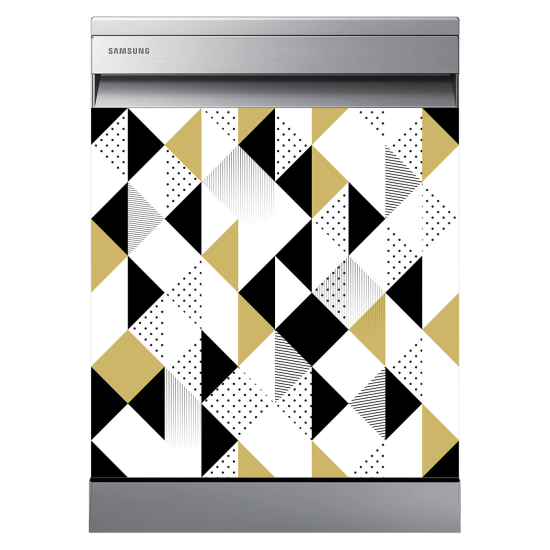 Dishwasher Sticker - Geometric pattern