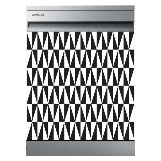 Dishwasher Sticker - Geometric pattern