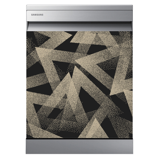 Dishwasher Sticker - Geometric pattern