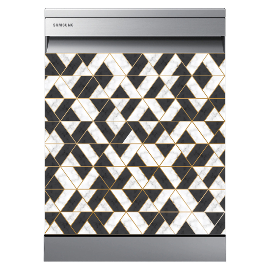 Dishwasher Sticker - Geometric pattern