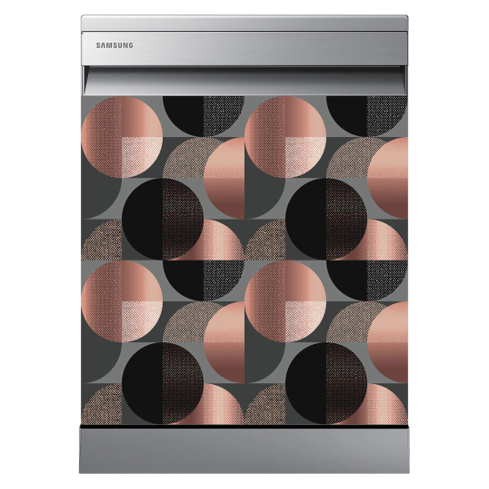 Dishwasher Sticker - Geometric pattern