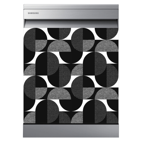 Dishwasher Sticker - Geometric pattern