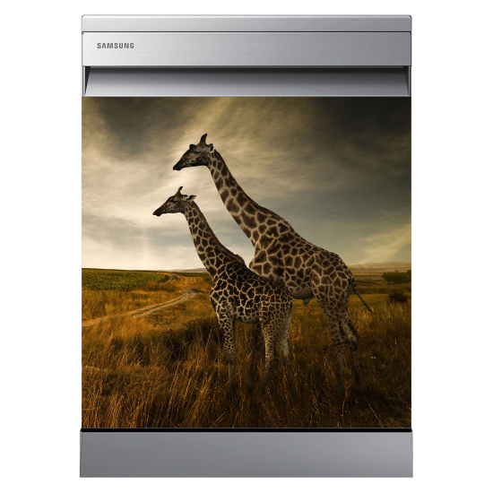 Dishwasher Sticker - Giraffes