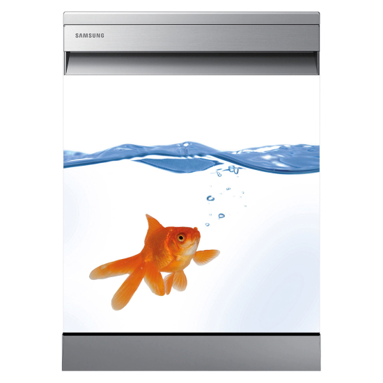 Dishwasher Sticker - Goldfish