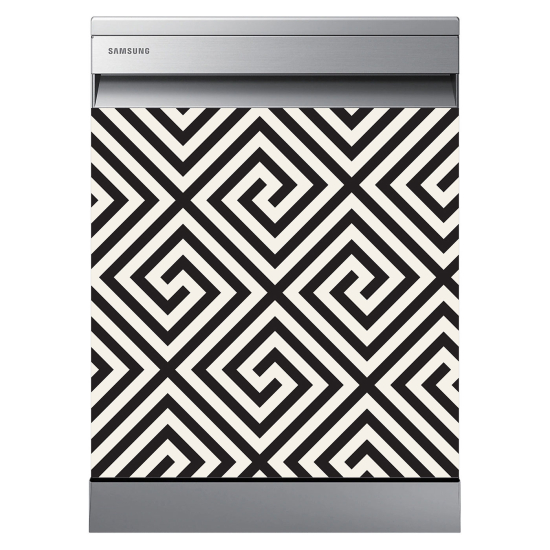 Dishwasher Sticker - Graphic pattern