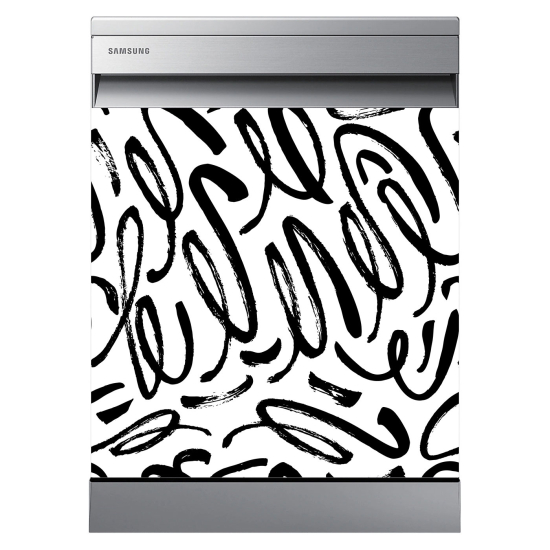 Dishwasher Sticker - Graphic pattern