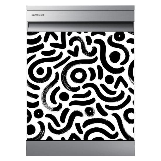 Dishwasher Sticker - Graphic pattern