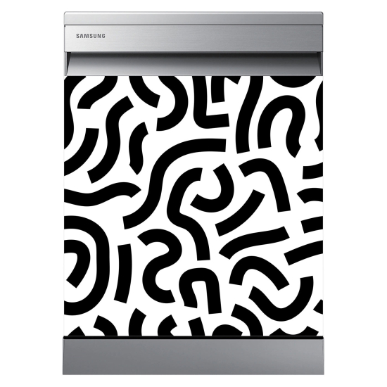 Dishwasher Sticker - Graphic pattern