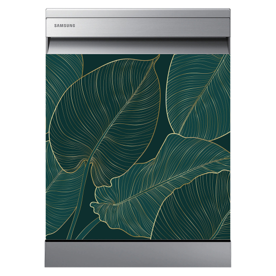 Dishwasher Sticker - Leaves