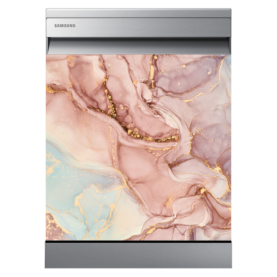 Dishwasher Sticker - Marbled effect