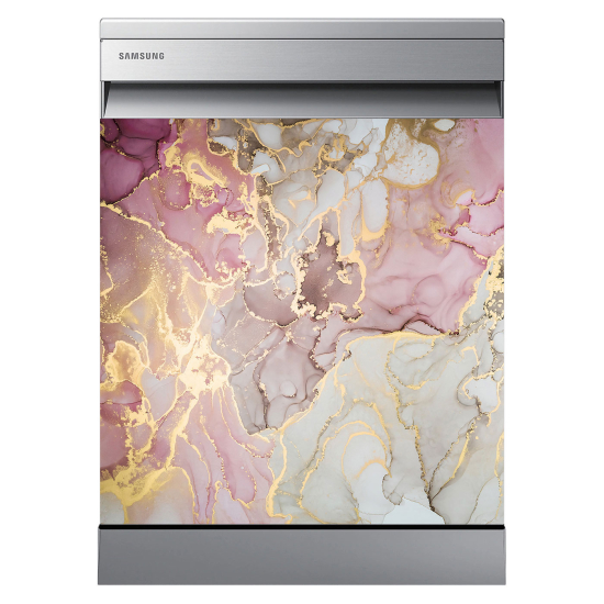 Dishwasher Sticker - Marbled effect