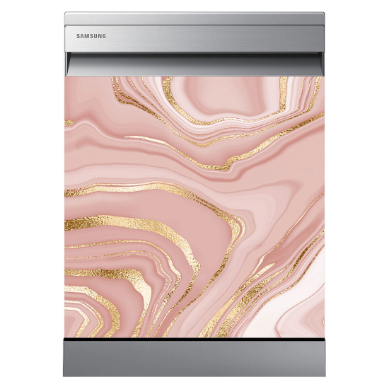 Dishwasher Sticker - Marbled effect