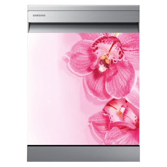 Dishwasher Sticker - Orchid flowers