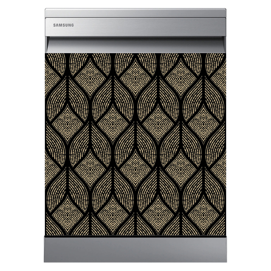 Dishwasher Sticker - Oriental pattern