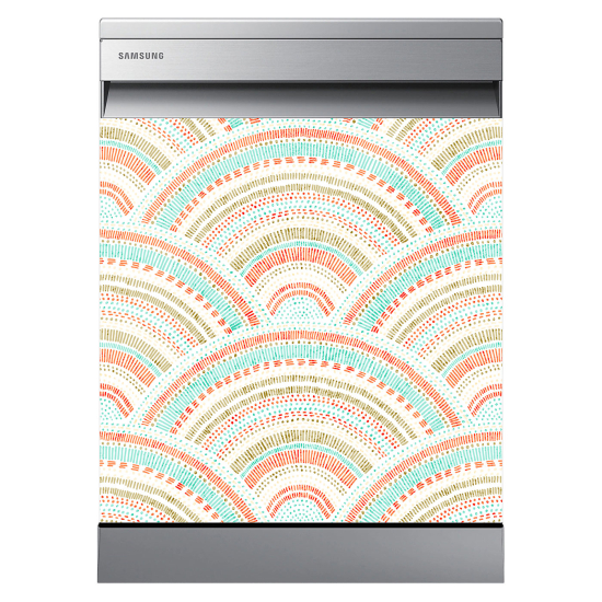 Dishwasher Sticker - Oriental pattern