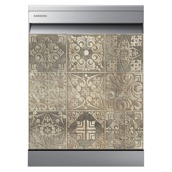 Dishwasher Sticker - Oriental pattern