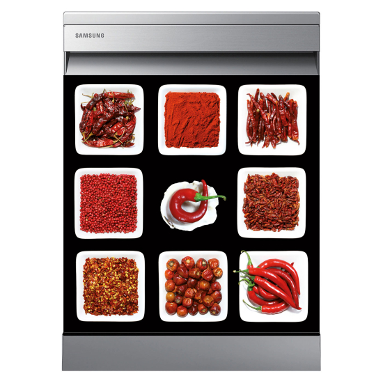 Dishwasher Sticker - Peppers