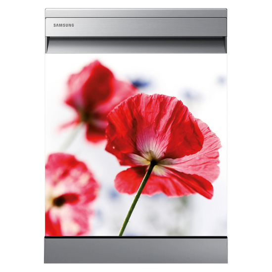 Dishwasher Sticker - Poppies